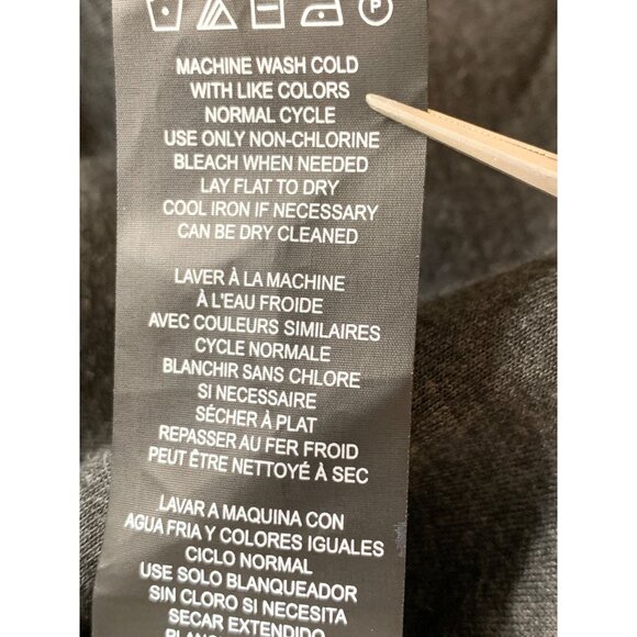 Karl Lagerfeld Paris Plaid Wool Crewneck Sweater L/G With Zip Pocket RF10607 - Picture 4 of 13